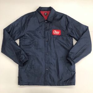 Obey nylon coach jacket (S)